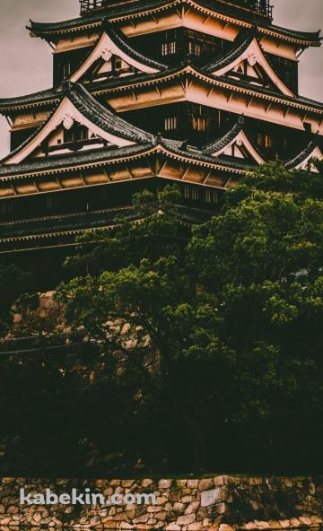 広島城のAndroidの壁紙(360px x 592px) スマホ用