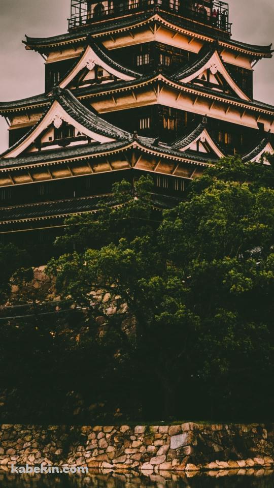 広島城のAndroidの壁紙(540px x 960px) スマホ用