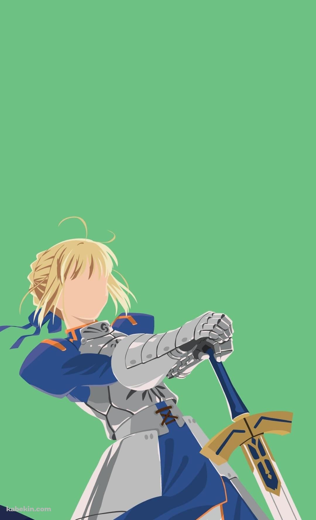 Fate セイバーのAndroidの壁紙(1080px x 1776px) スマホ用