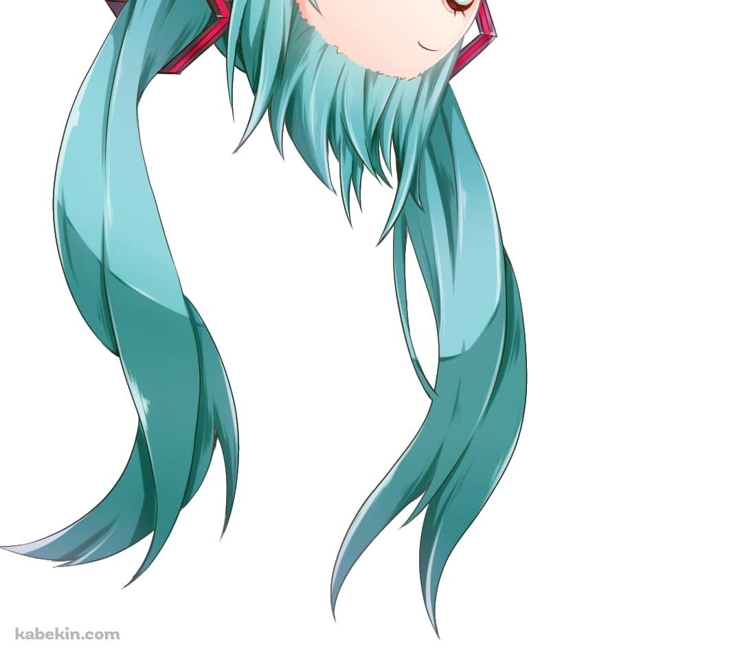ぶら下がる可愛い初音ミクのAndroidの壁紙(1080px x 960px) スマホ用