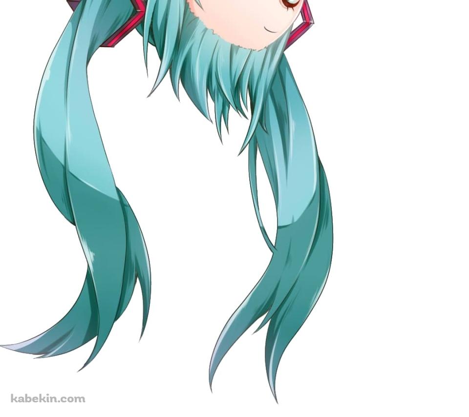 ぶら下がる可愛い初音ミクのAndroidの壁紙(960px x 854px) スマホ用