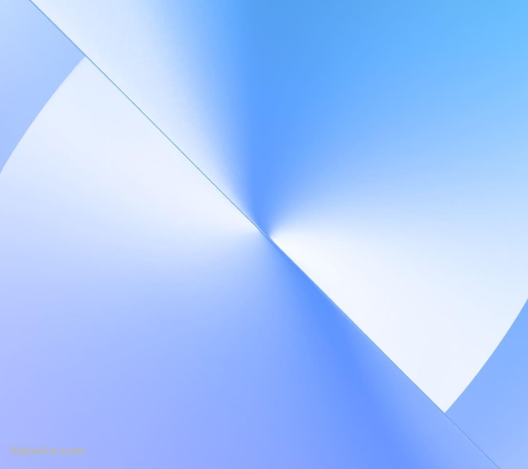 綺麗な光沢のある水色のテクスチャーのAndroidの壁紙(1080px x 960px) スマホ用