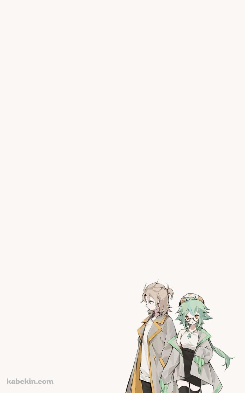 原神インパクト アルベド スクロースのAndroidの壁紙(800px x 1280px) スマホ用