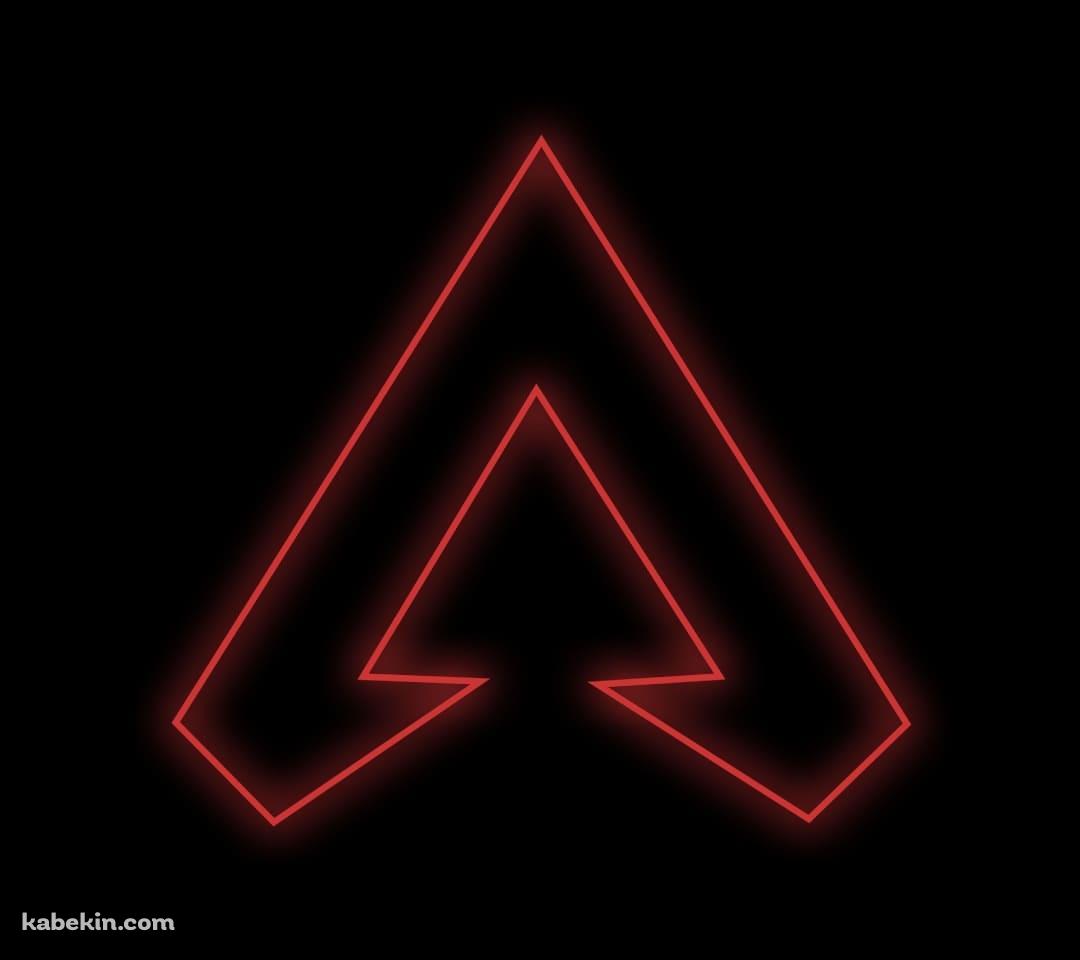 赤く光るAPEXのロゴのAndroidの壁紙(1080px x 960px) スマホ用