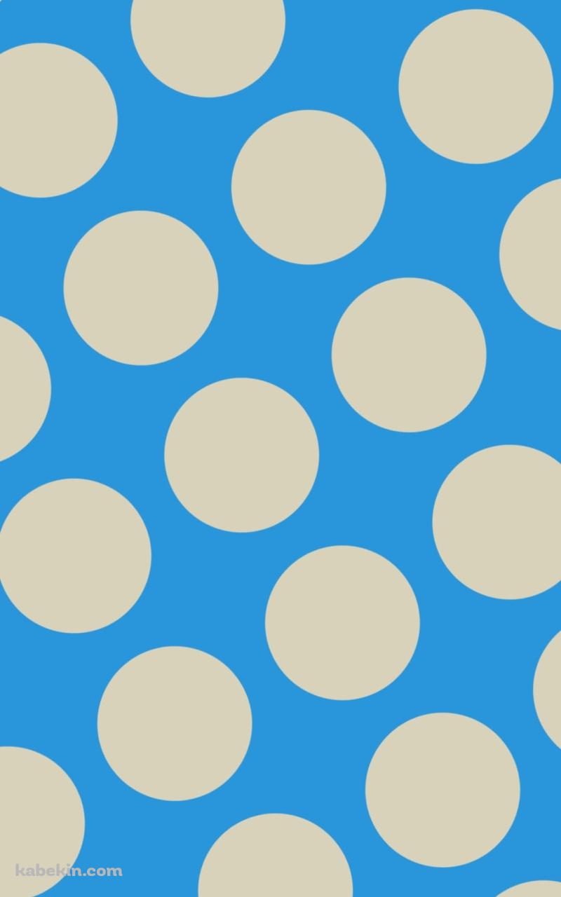 水色のドット柄のAndroidの壁紙(800px x 1280px) スマホ用