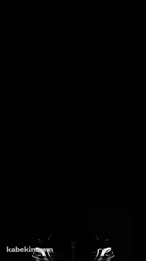 黒いメルセデスベンツのAndroidの壁紙(480px x 854px) スマホ用