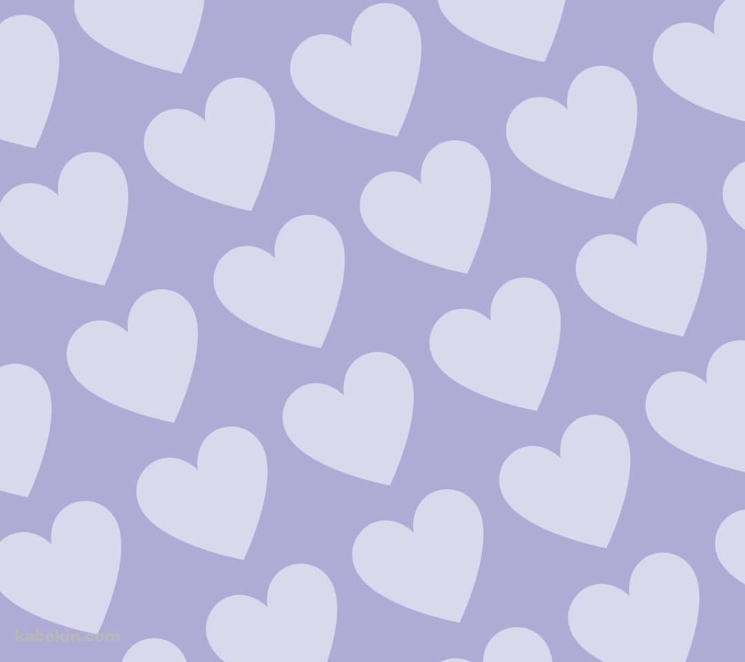 淡いパステルカラー 紫のハートのロゴのAndroidの壁紙(1080px x 960px) スマホ用