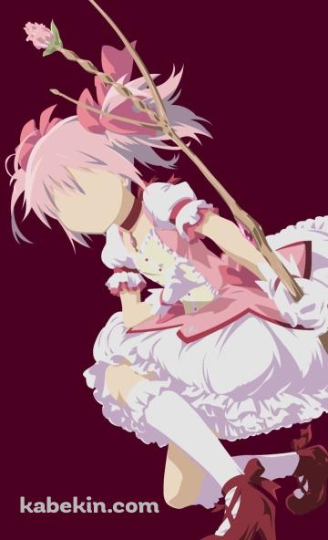 鹿目 まどか ベクターのAndroidの壁紙(360px x 592px) スマホ用