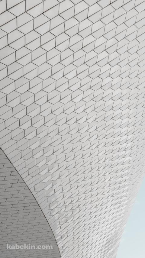 モダンな白の建造物のAndroidの壁紙(480px x 854px) スマホ用