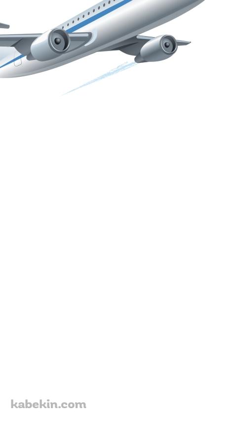 飛行機 フライト イラストのAndroidの壁紙(480px x 854px) スマホ用