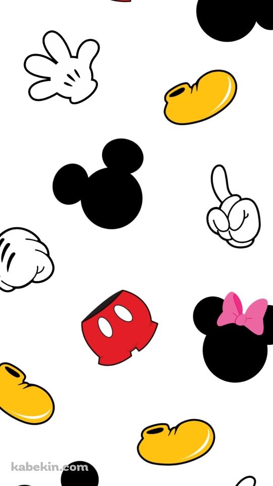 ディズニー風 ミッキー ミニーのAndroidの壁紙(540px x 960px) スマホ用