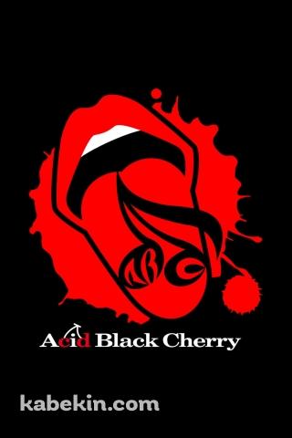 Acid Black Cherry 黒のAndroidの壁紙(320px x 480px) スマホ用