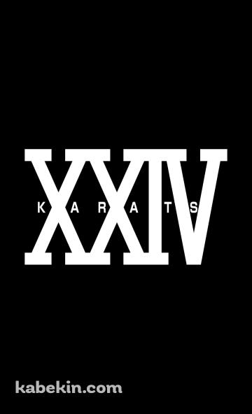24karats ⅩⅩⅣKARATS 黒のAndroidの壁紙(360px x 592px) スマホ用