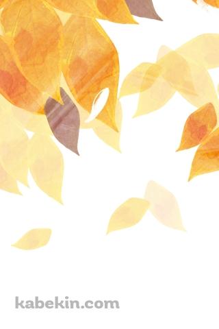 秋 紅葉のイラストのAndroidの壁紙(320px x 480px) スマホ用