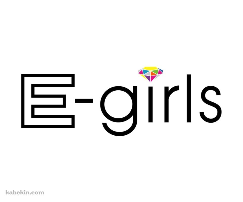 E-girls ロゴ カラフルなダイヤモンドのAndroidの壁紙(960px x 800px) スマホ用