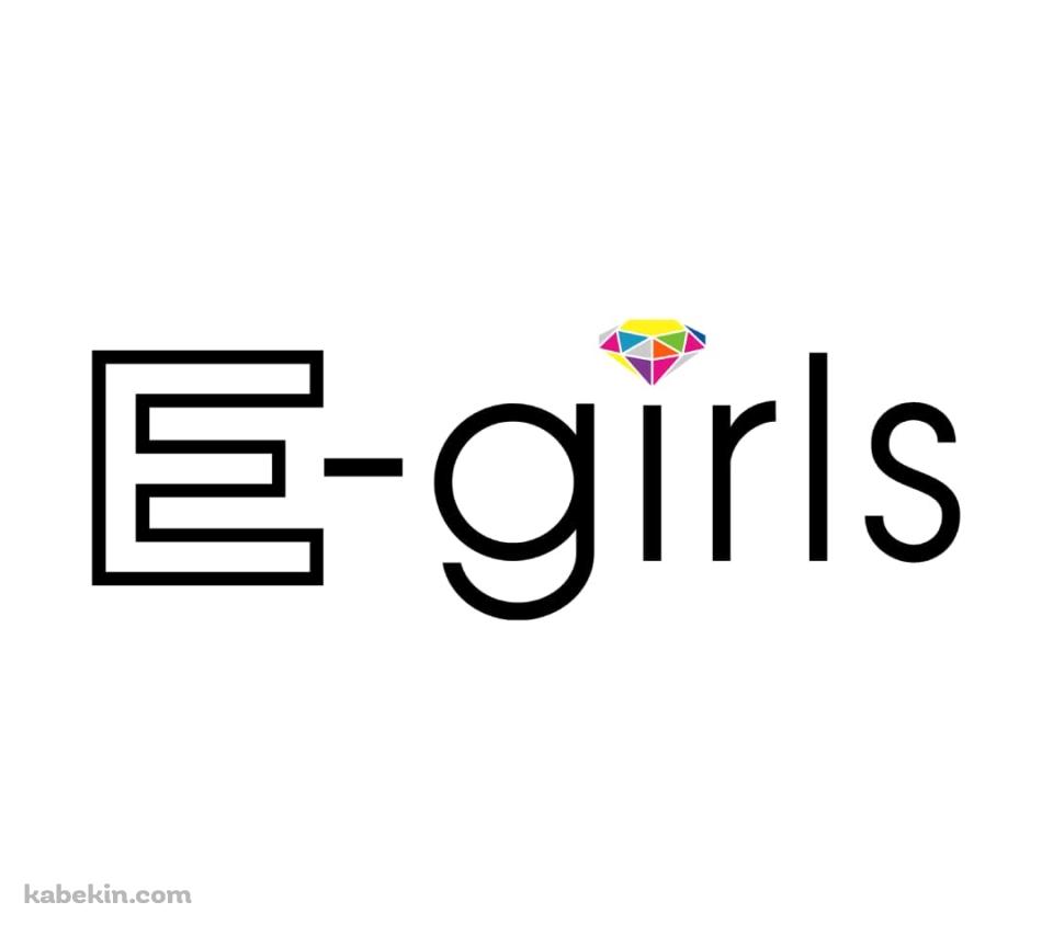 E-girls ロゴ カラフルなダイヤモンドのAndroidの壁紙(960px x 854px) スマホ用