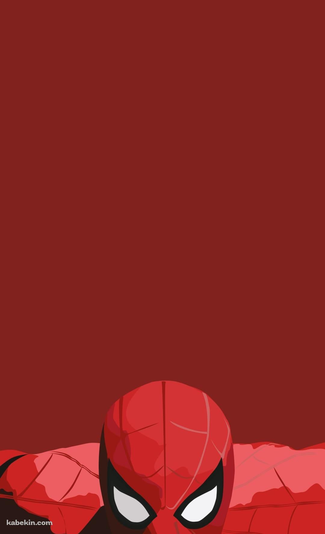 スパイダーマン フラット アメコミ イラストのAndroidの壁紙(1080px x 1776px) スマホ用