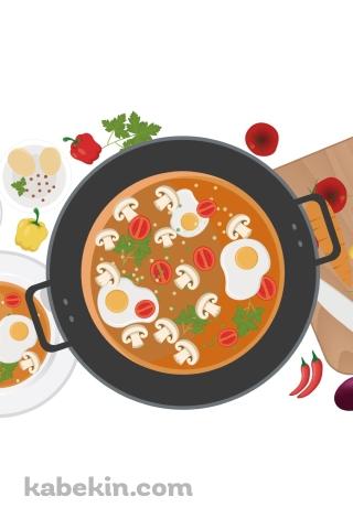 料理のAndroidの壁紙(320px x 480px) スマホ用