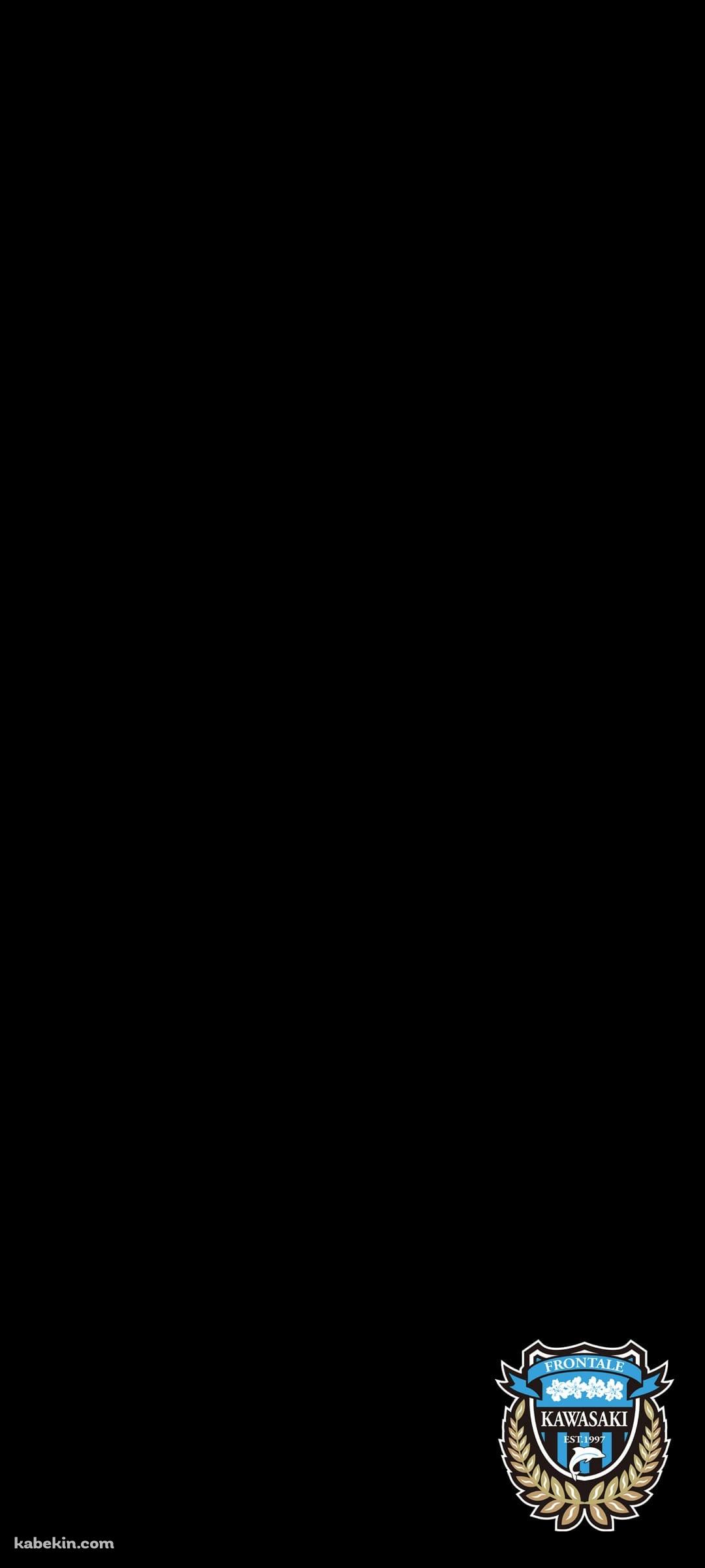 川崎フロンターレ 黒のAndroidの壁紙(1080px x 2400px) スマホ用