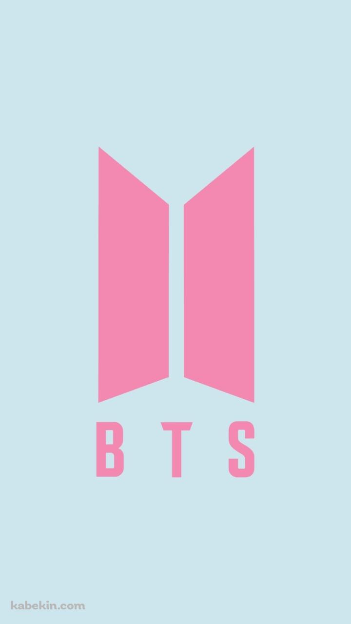 可愛いパステルカラーのBTSのロゴのAndroidの壁紙(720px x 1280px) スマホ用