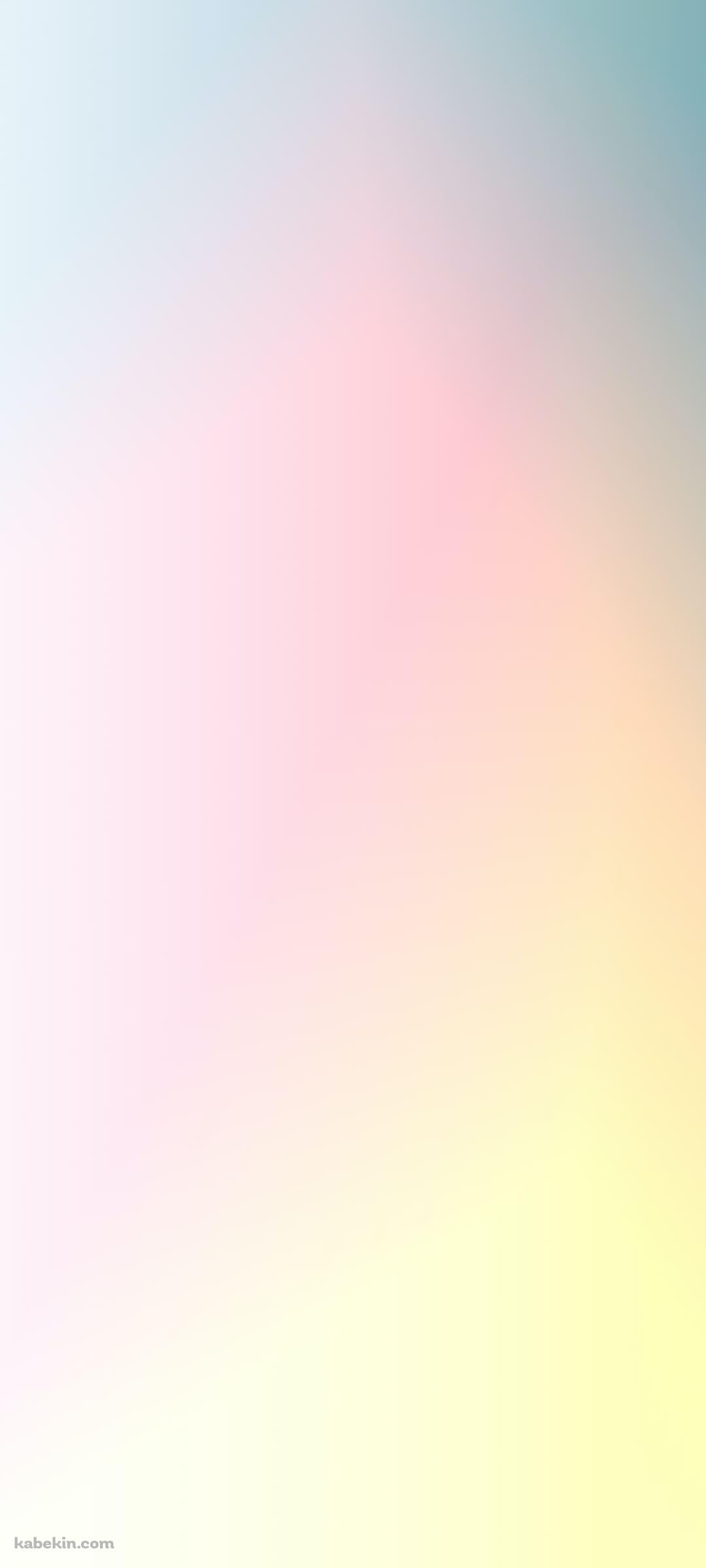 淡い虹色のテクスチャーのAndroidの壁紙(1080px x 2400px) スマホ用