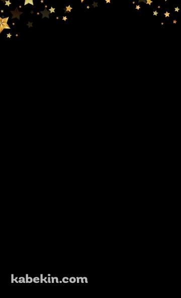 キラキラの金色の星のAndroidの壁紙(360px x 592px) スマホ用