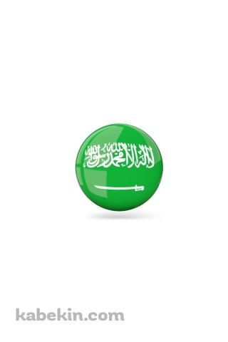 サウジアラビア 国旗のAndroidの壁紙(320px x 480px) スマホ用