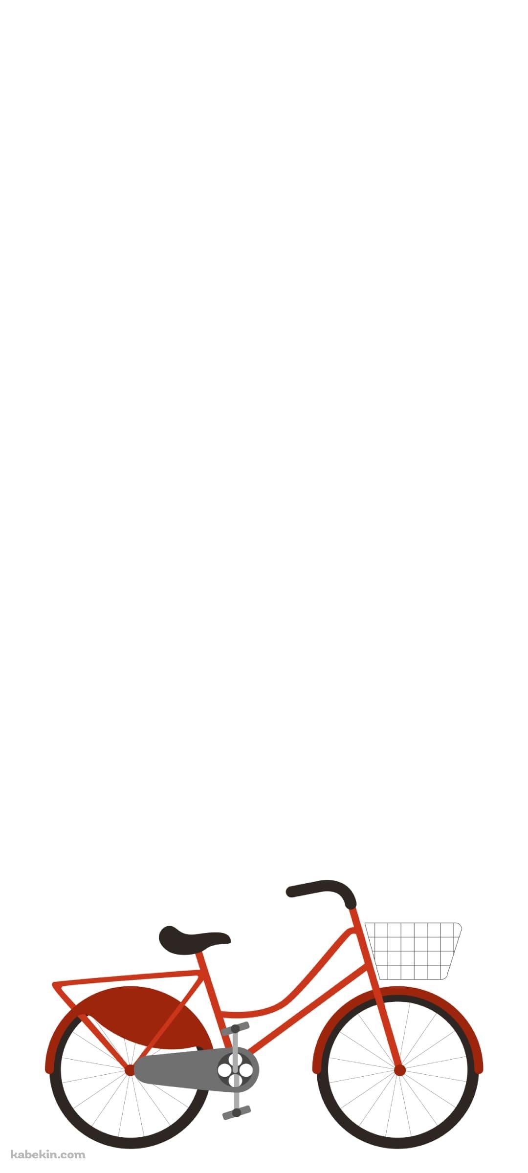 赤いママチャリのAndroidの壁紙(1080px x 2400px) スマホ用