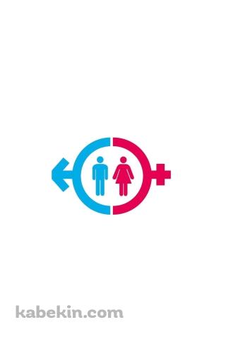 トイレのマークのAndroidの壁紙(320px x 480px) スマホ用