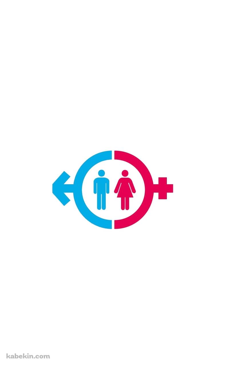 トイレのマークのAndroidの壁紙(800px x 1280px) スマホ用