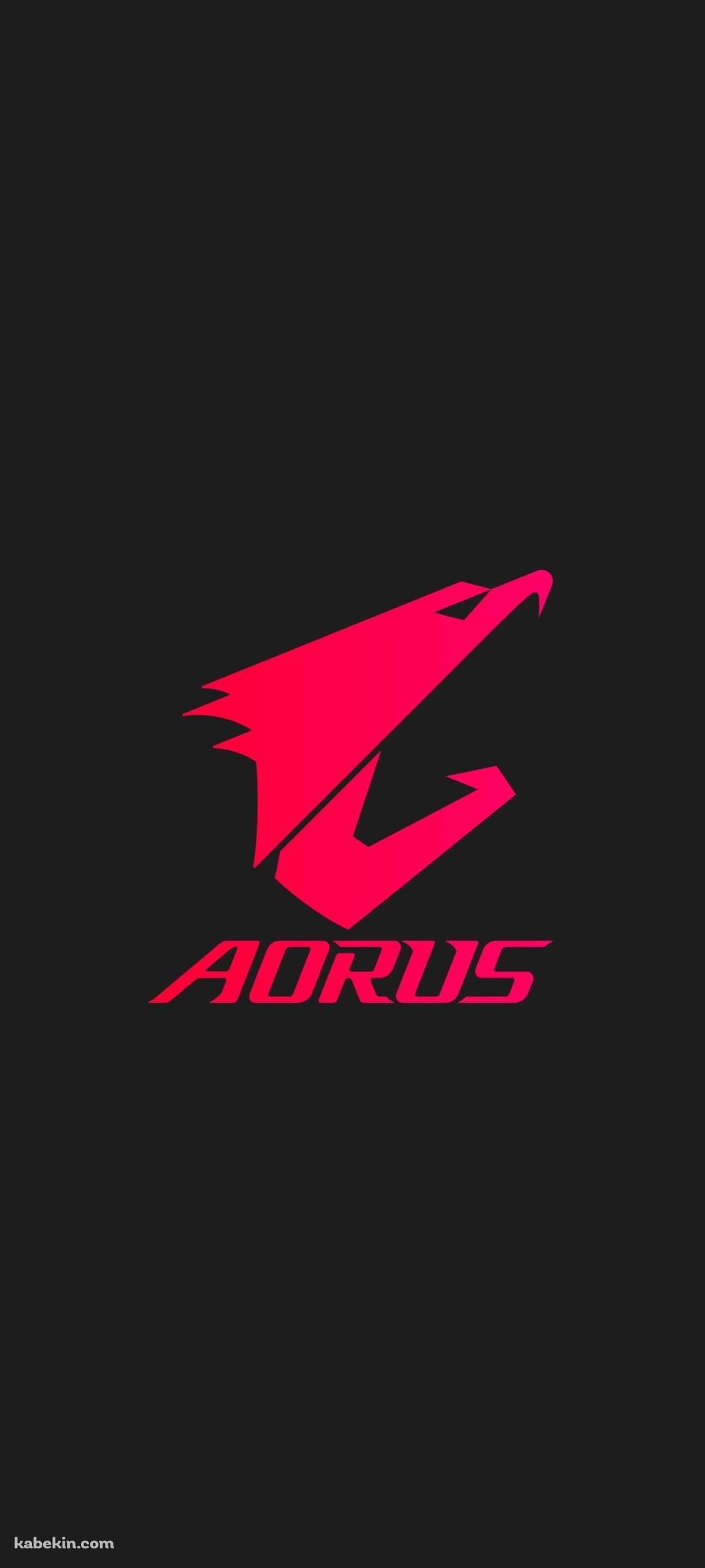 AORUS（オーラス）のAndroidの壁紙(1080px x 2400px) スマホ用
