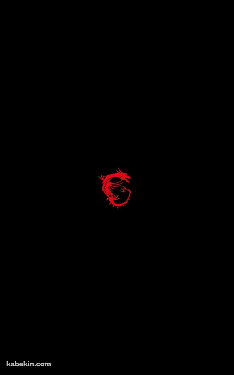 MSI 赤いドラゴンのAndroidの壁紙(800px x 1280px) スマホ用