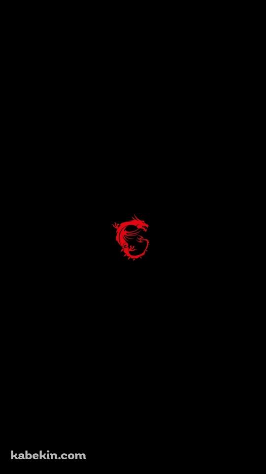 赤いドラゴンのマークのAndroidの壁紙(540px x 960px) スマホ用