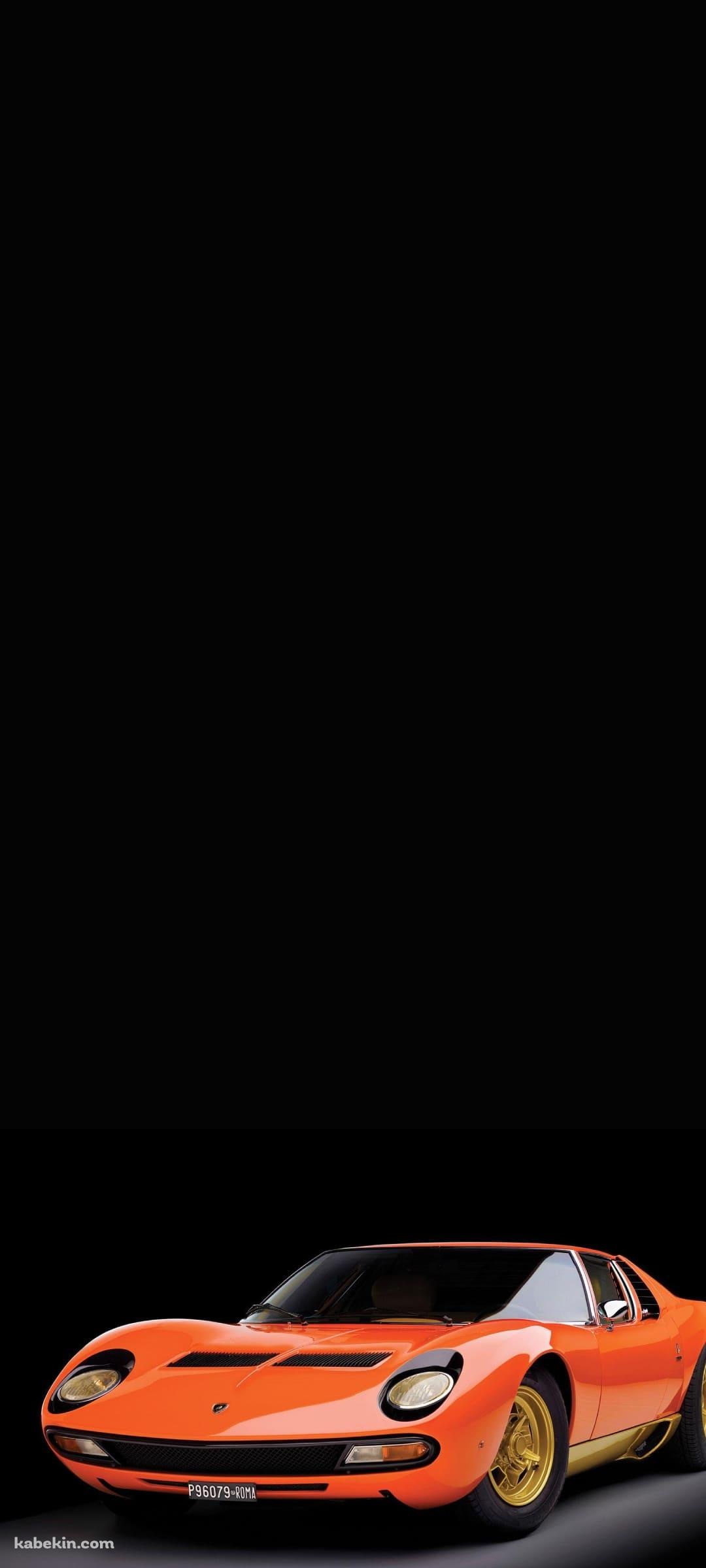 ランボルギーニ・ミウラのAndroidの壁紙(1080px x 2400px) スマホ用