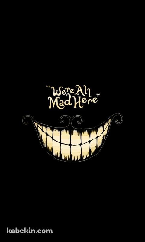 不思議の国のアリス チェシャ猫のAndroidの壁紙(480px x 800px) スマホ用