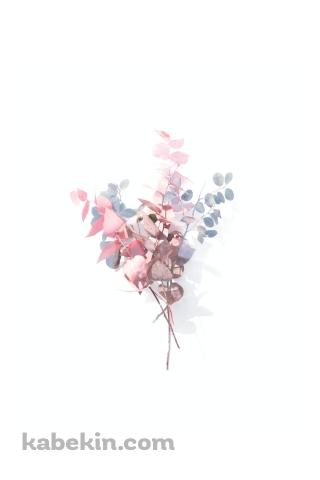 ピンクの花 ミニマルのAndroidの壁紙(320px x 480px) スマホ用