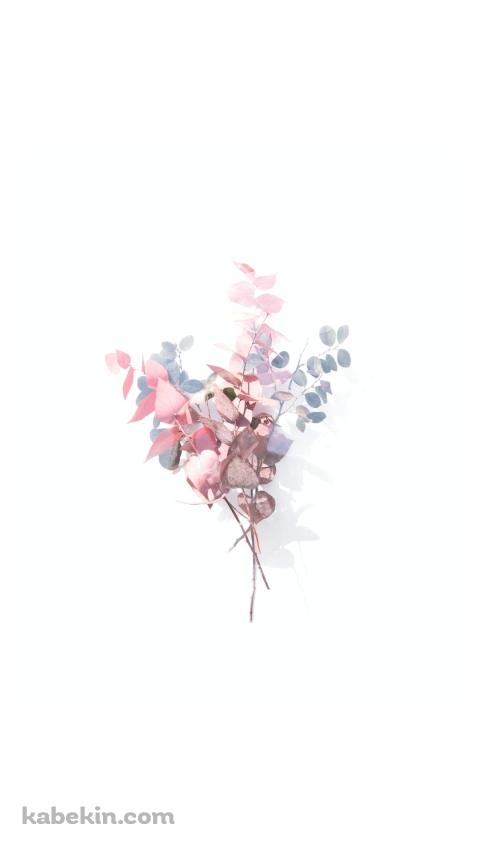 ピンクの花 ミニマルのAndroidの壁紙(480px x 854px) スマホ用