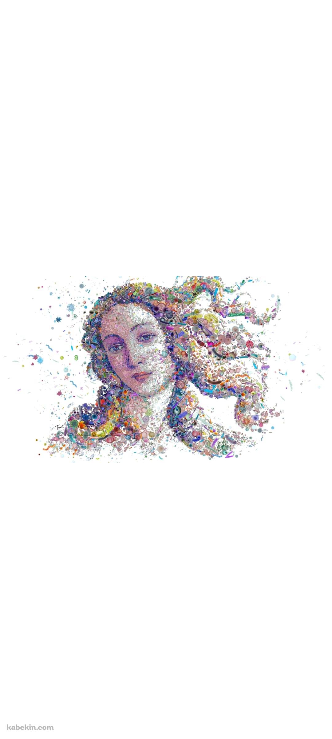 ボッティチェリの絵画 Adobe イラストレーターのAndroidの壁紙(1080px x 2400px) スマホ用