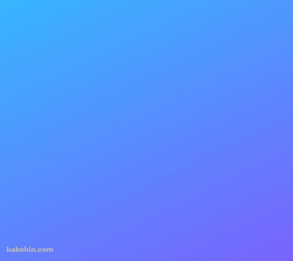 紫と水色のグラデーションのAndroidの壁紙(960px x 854px) スマホ用
