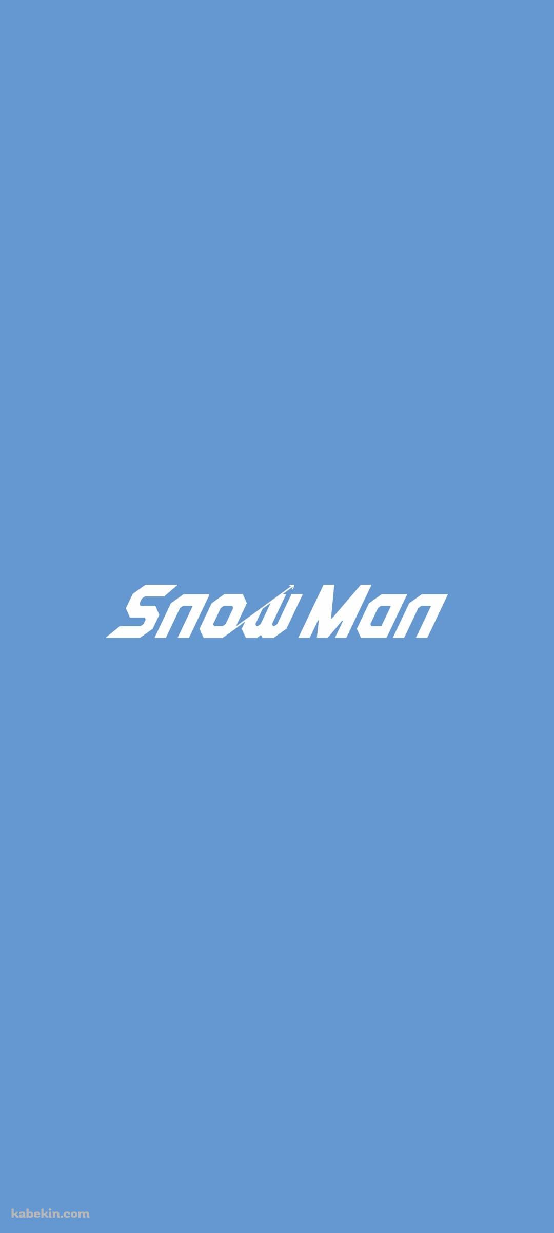 Snow ManのロゴのAndroidの壁紙(1080px x 2400px) スマホ用