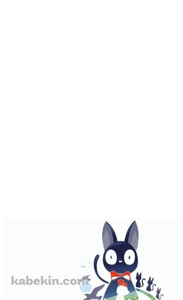 魔女の宅急便 黒猫のジジ キキ ジブリのAndroidの壁紙(360px x 592px) スマホ用