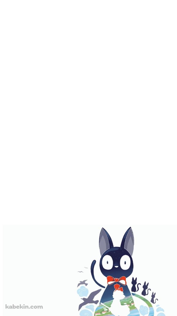 魔女の宅急便 黒猫のジジ キキ ジブリのAndroidの壁紙(720px x 1280px) スマホ用