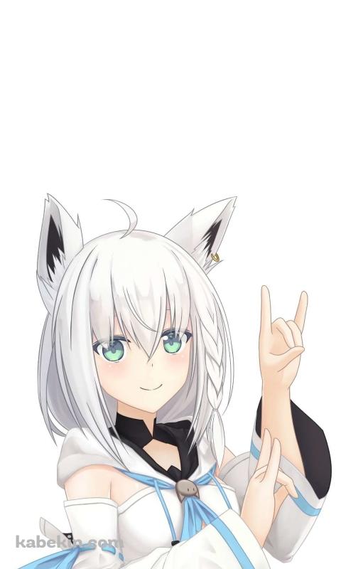 白上フブキのAndroidの壁紙(480px x 800px) スマホ用