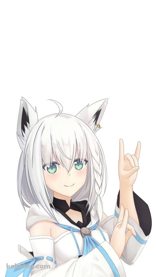 白上フブキのAndroidの壁紙(540px x 960px) スマホ用