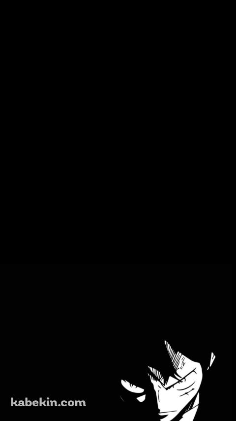 睨みつけるルフィ ワンピースのAndroidの壁紙(480px x 854px) スマホ用