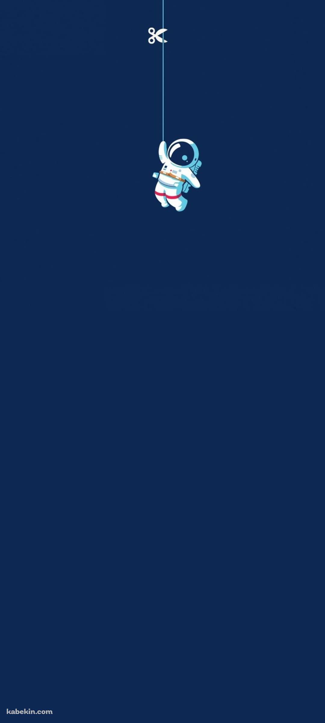 宇宙遊泳のAndroidの壁紙(1080px x 2400px) スマホ用