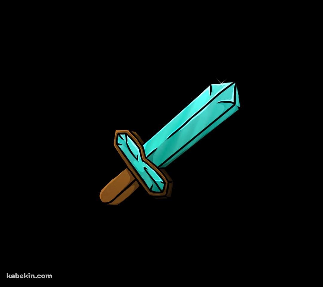 マイクラのダイヤモンドソード / マインクラフトのAndroidの壁紙(1080px x 960px) スマホ用