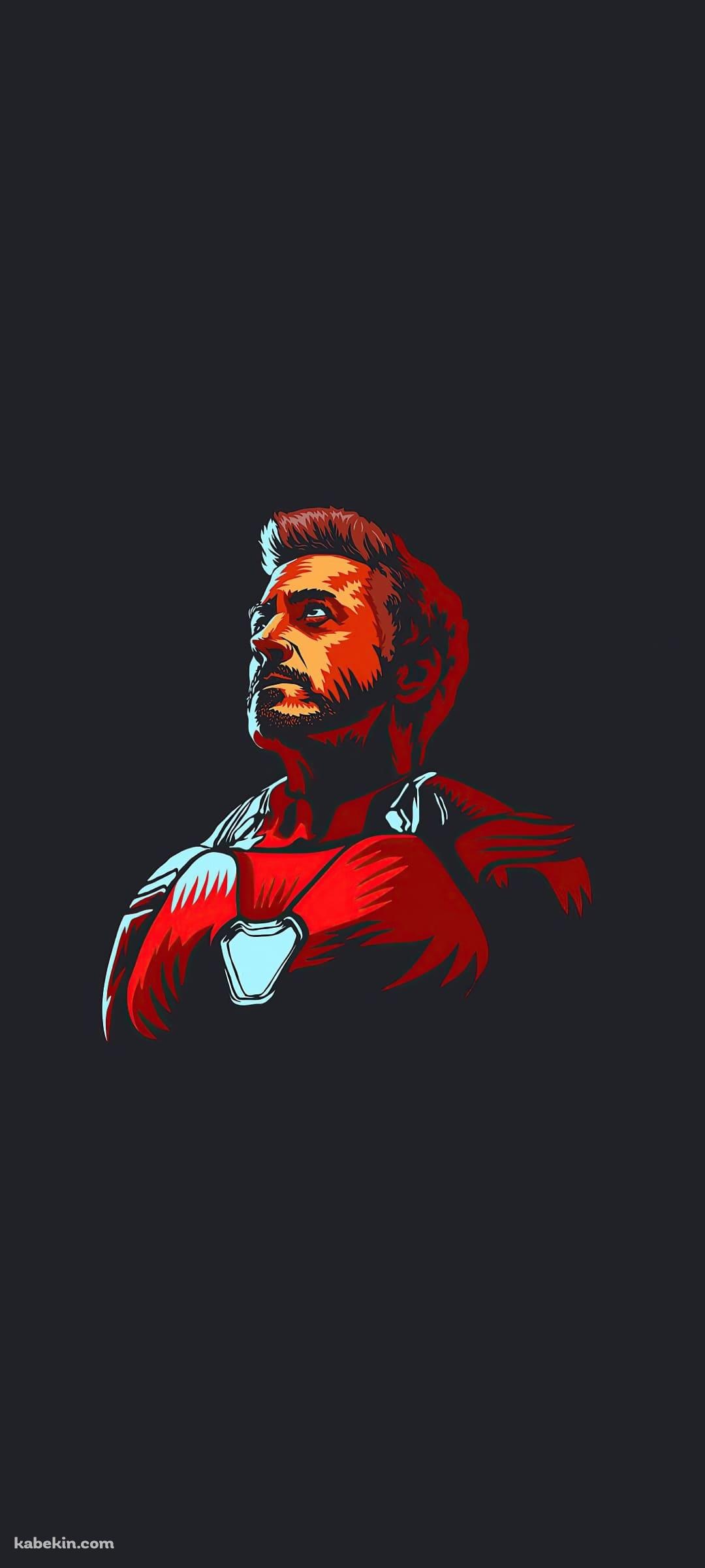 アイアンマン イラスト ロバート・ダウニー・JrのAndroidの壁紙(1080px x 2400px) スマホ用