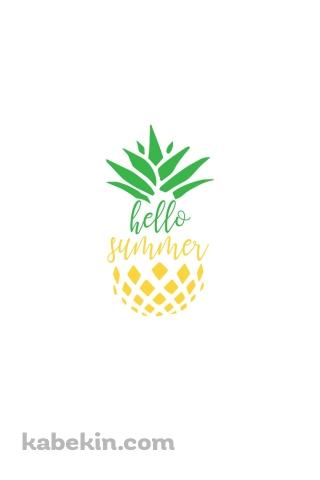 hello summerのAndroidの壁紙(320px x 480px) スマホ用