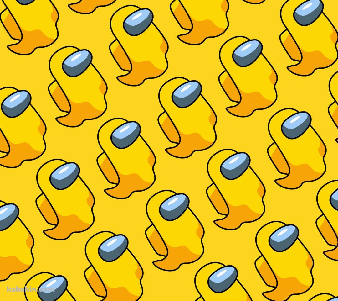 Among Us 黄色のAndroidの壁紙(1080px x 960px) スマホ用